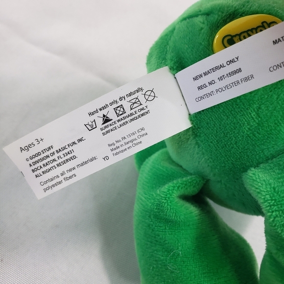 Hallmark Crayola Green Teddy Bear Plush Stuffed Toy 9 Inch 2023 - Picture 9 of 10